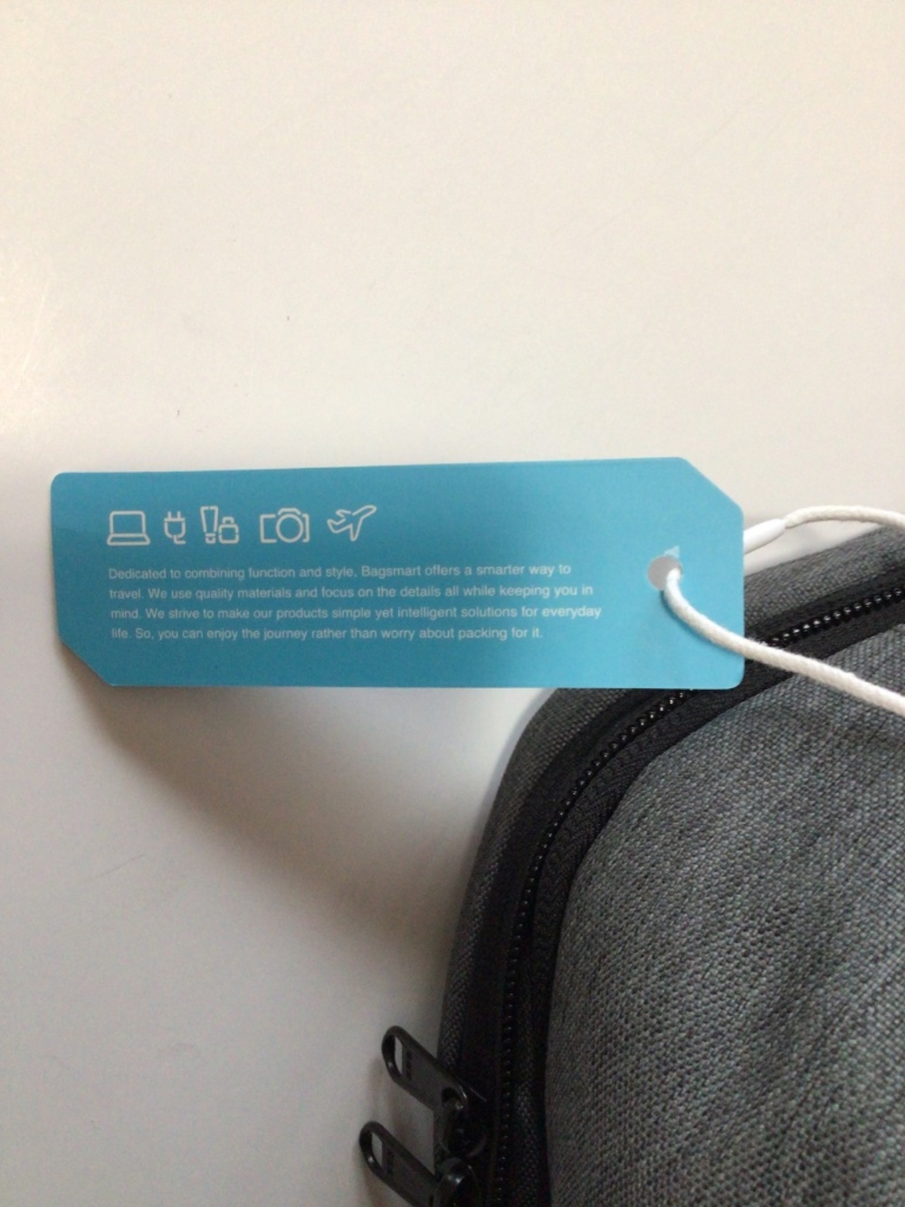 BAGSMART Gray Camera Backpack - Padded Photo & Video Case - Picture 9 of 13